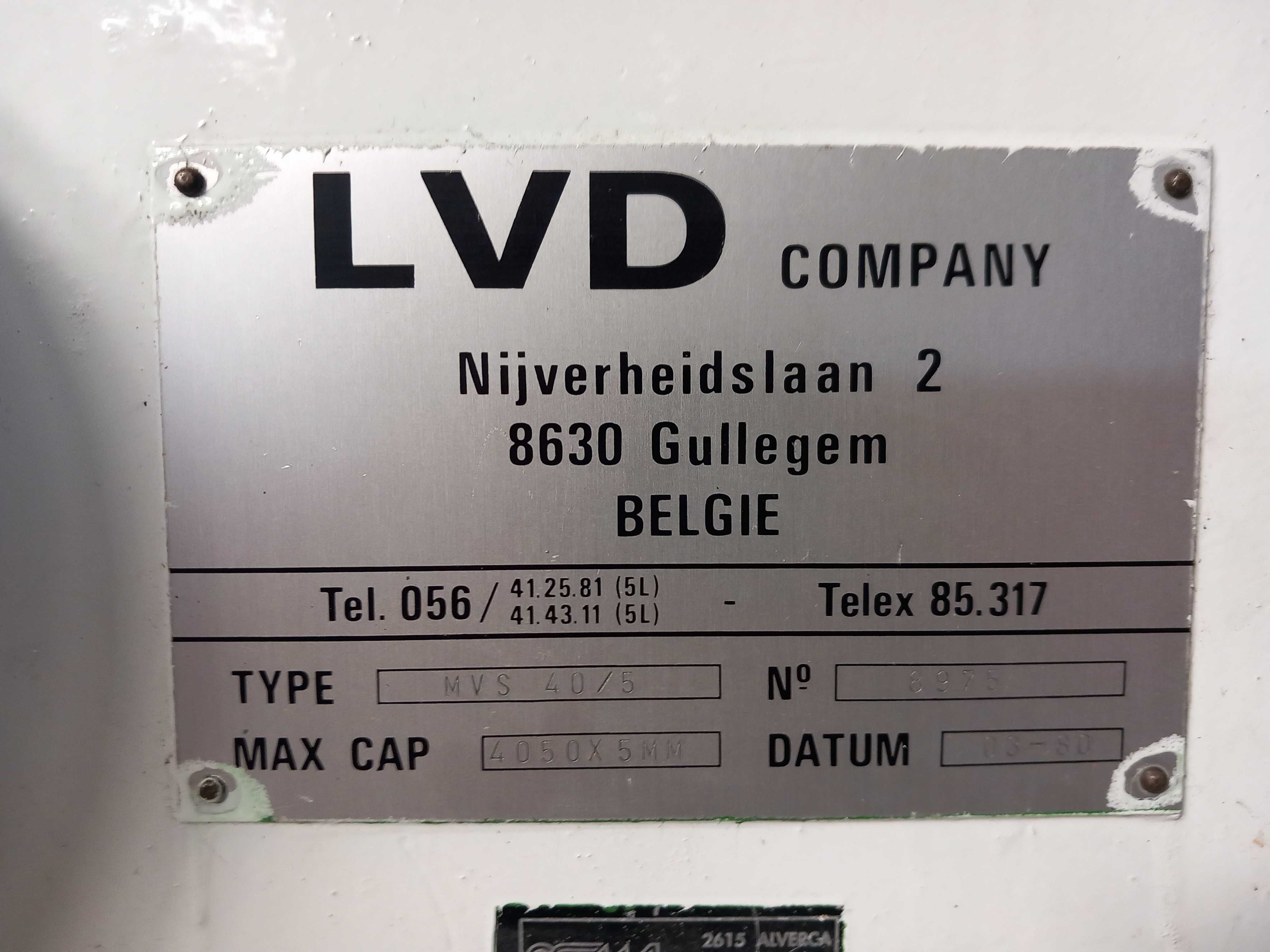 Guilhotina LVD Romar MVS 40/5 de 4 metros #1589