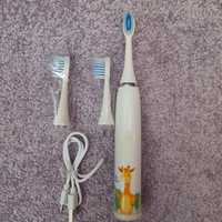 Електрична дитяча зубна щітка з насадками
