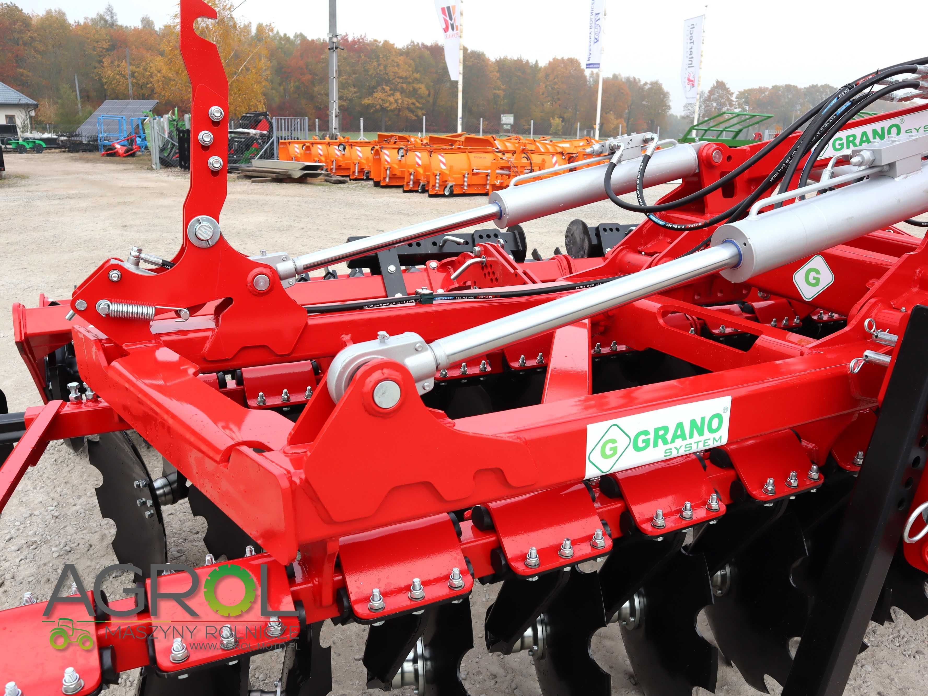Brona talerzowa hydrauliczna 4m SHARK SHS Grano-System NOWA WERSJA