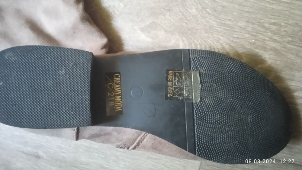 Ботфорты  Сапоги,Осень размер 40