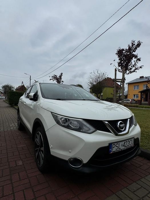 Nissan Qashqai Nissan Qashqai 2016 1.6 dCi Tekna, 125940 tys, biała perła, skóry