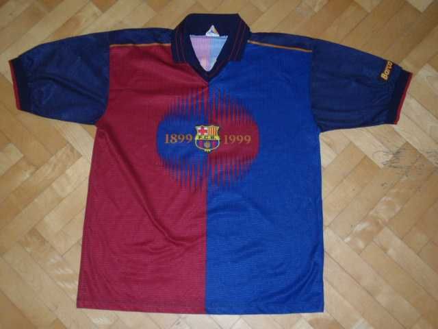 F.C.B. Barcelona Rivaldo retro vintage koszulka Rogers L