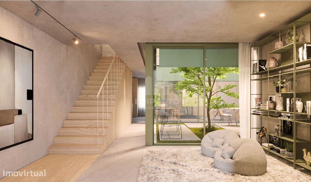 Apartamento T2 com terraço em empreendimento de luxo no Campo Alegre,