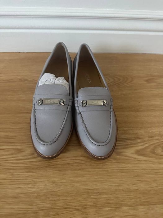 кожаные лоферы Ralph Lauren