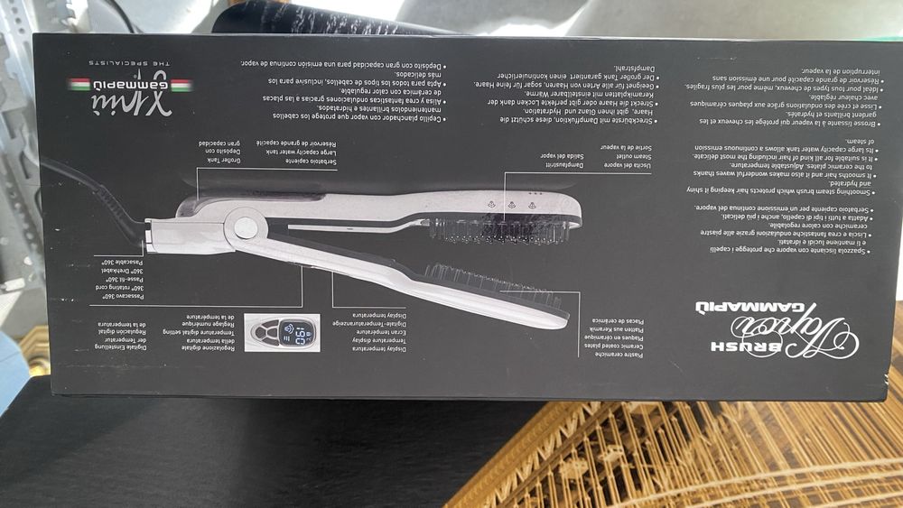 Escova Alisadora de Cabelos Vapor