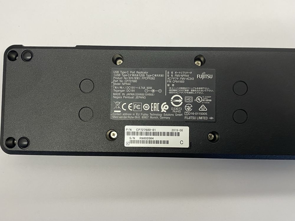 Док-станція Fujitsu USB-C Port Replicator NPR44 (FPCPR362) | Без БП