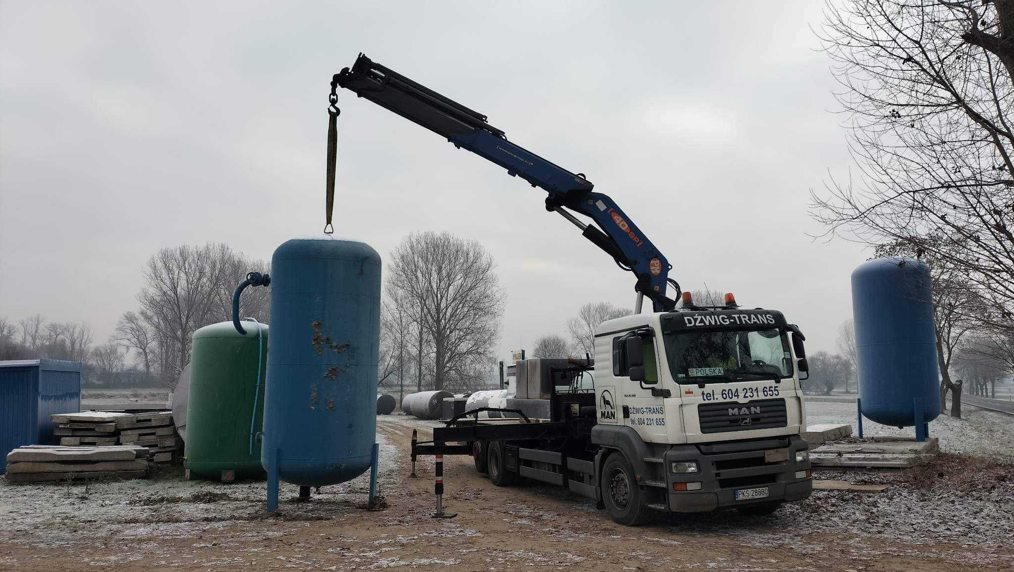 Usługa Dźwig Kościan i okolice 35Ton i HDS