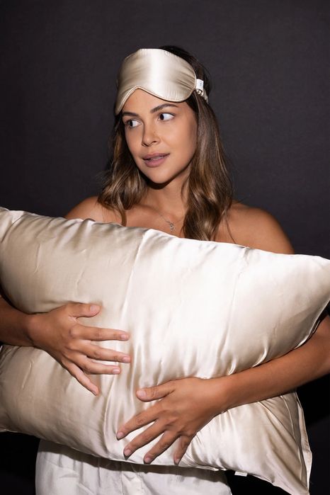 Шовкова маска для сну "шампань" 365 studio