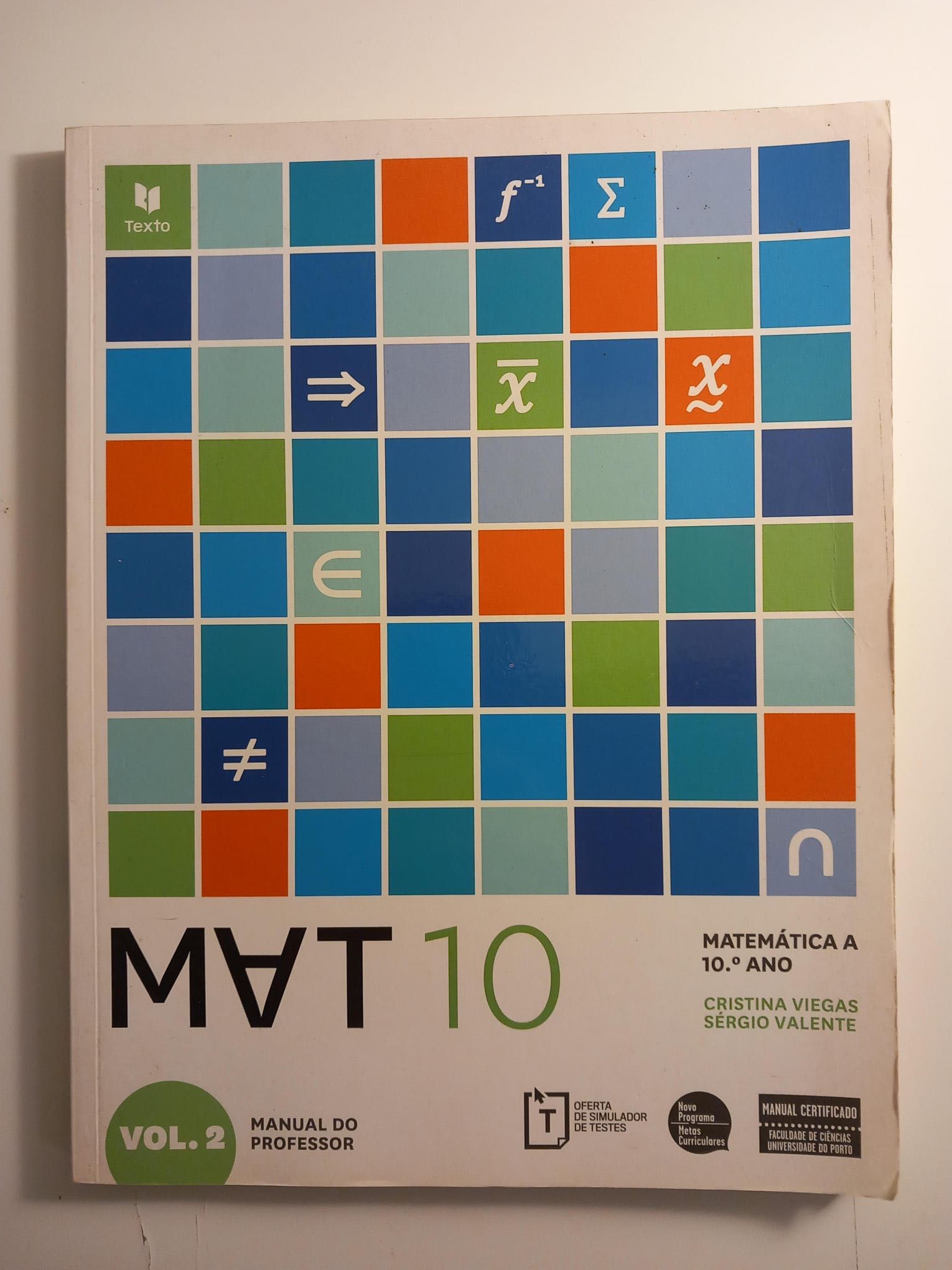 Manual Matemática A 10º Ano + Caderno Exercícios(MANUAL DO PROFESSOR)