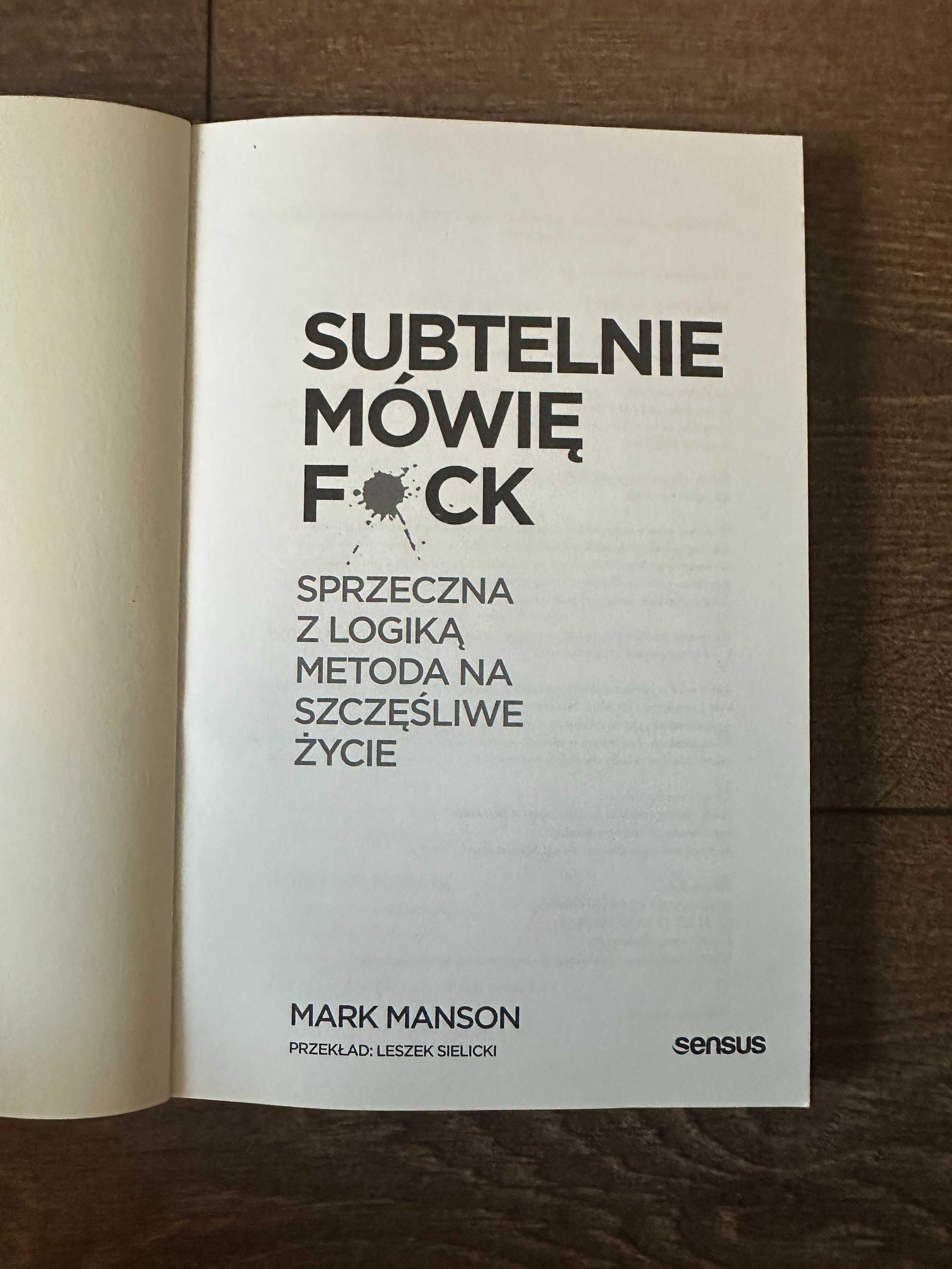 Subtelnie mówię F*ck! (Manson M.)