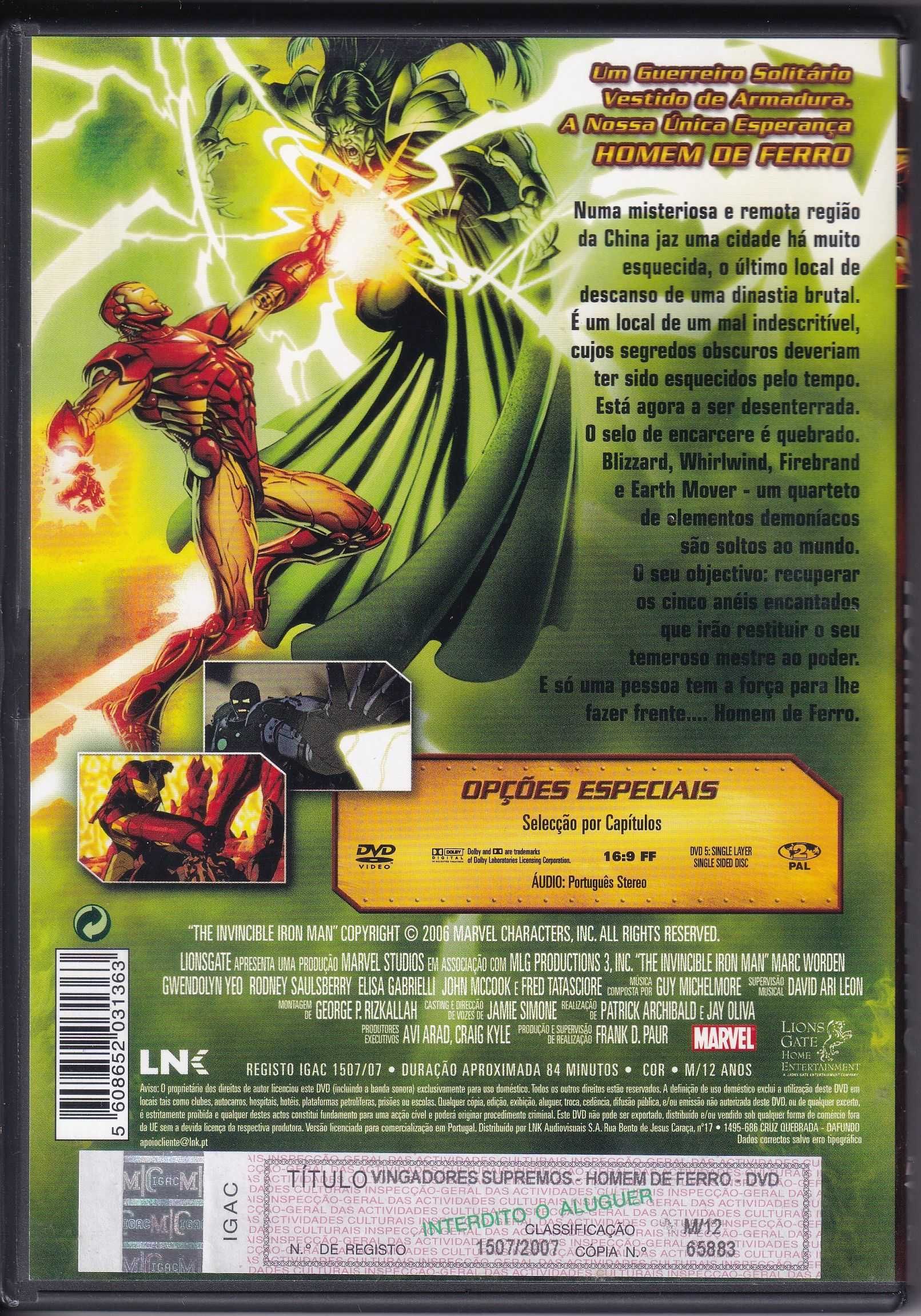 DVD n.º 6 - Homem de Ferro