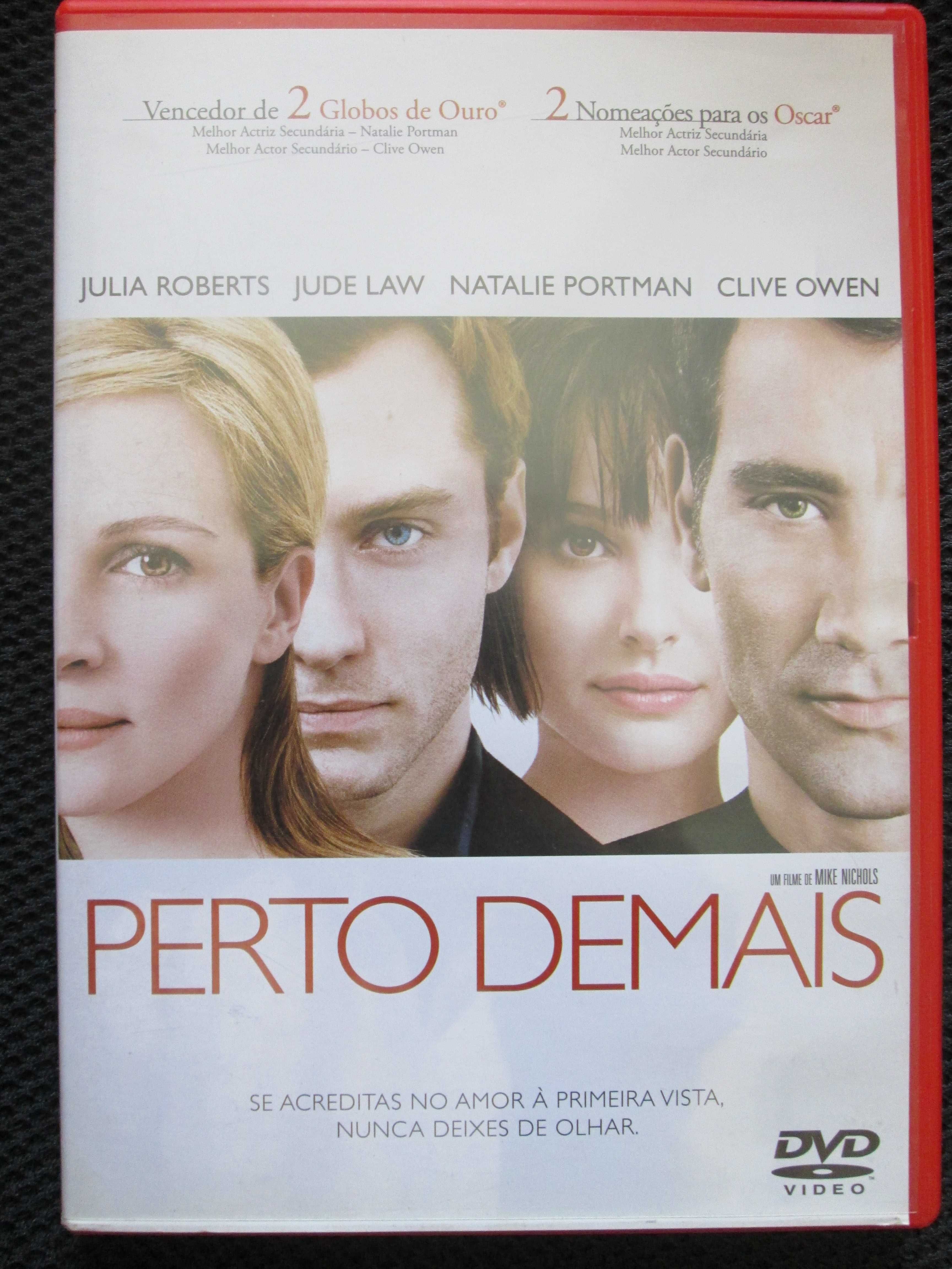 DVD Perto Demais, Mike Nichols, Natalie Portman, Julia Roberts