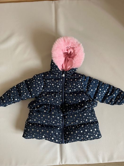 Kurtka zimowa dla dziewczynki 12-18m-cy (86cm)