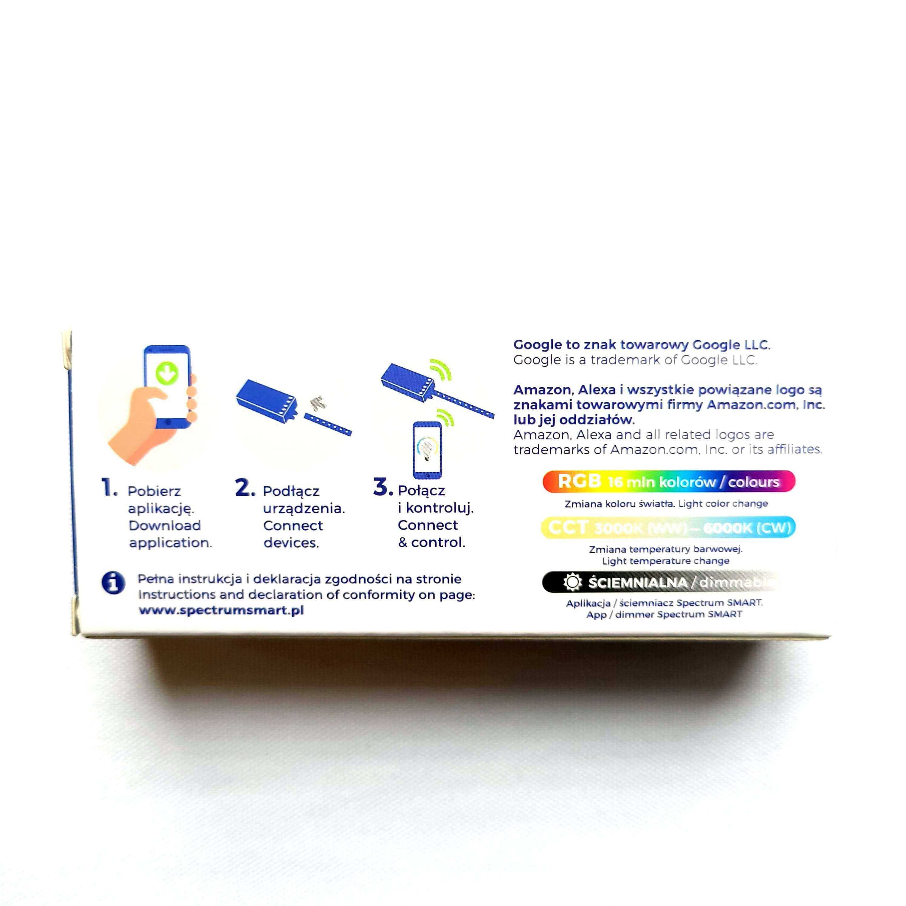 Kontroler do pasków LED Spectrum SMART RGBW+CCT+DIMM Wi-Fi TUYA
