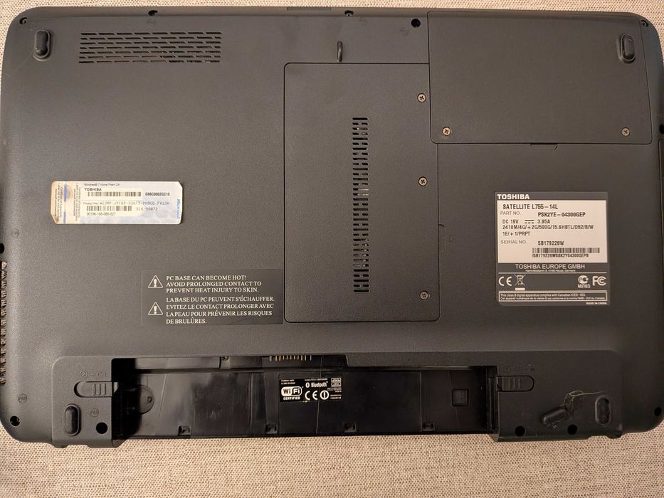 Computador portátil Toshiba