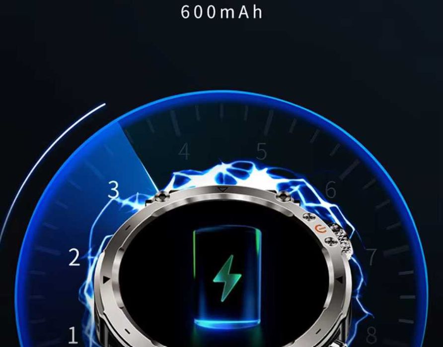 SmartWatch HT30 Wysokiej jakości 1,7-calowy HD ekran ,Latarka  -czarny