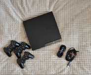 PS3 playstation 3 silm z 3 padami