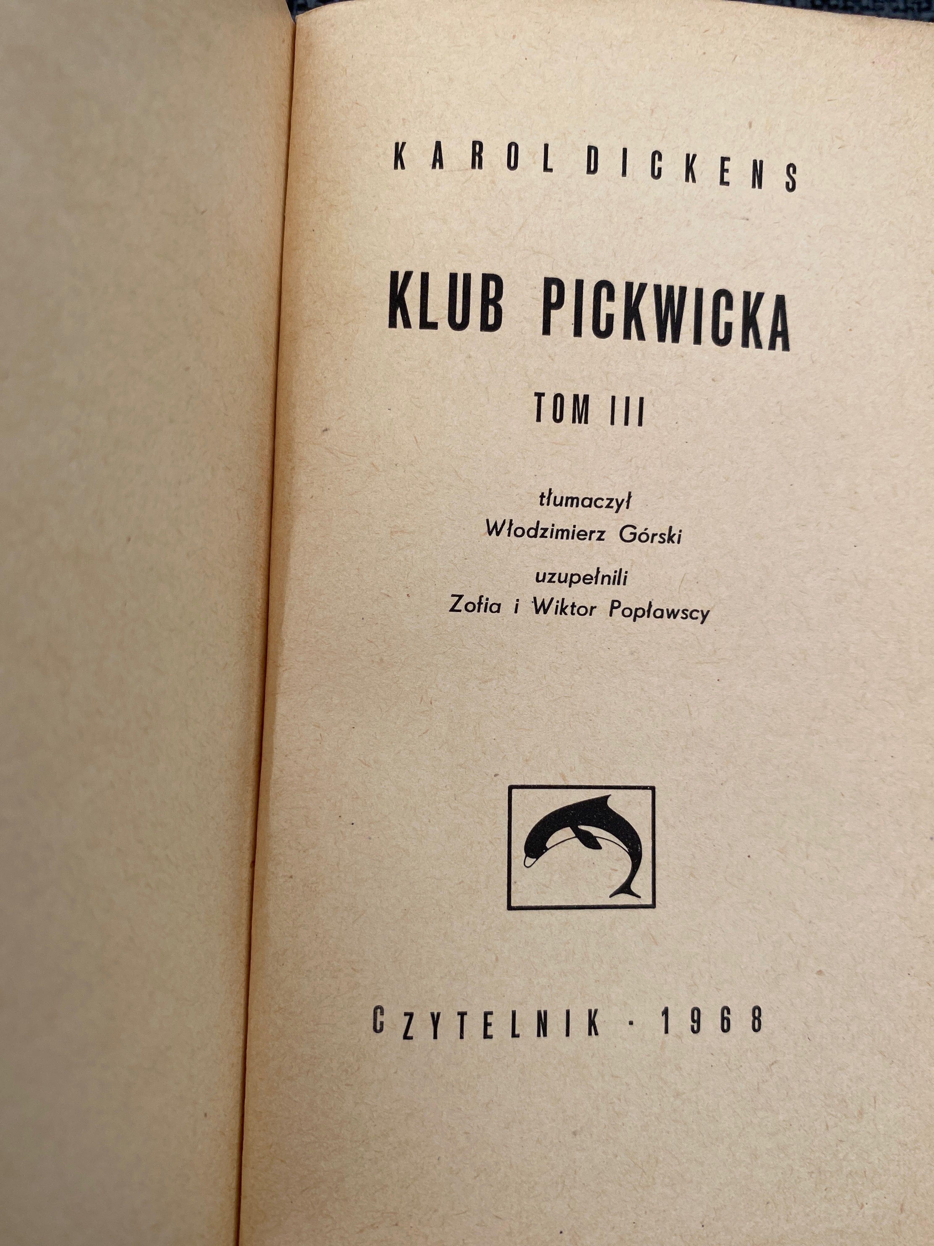 K. Dickens Klub Pickwicka