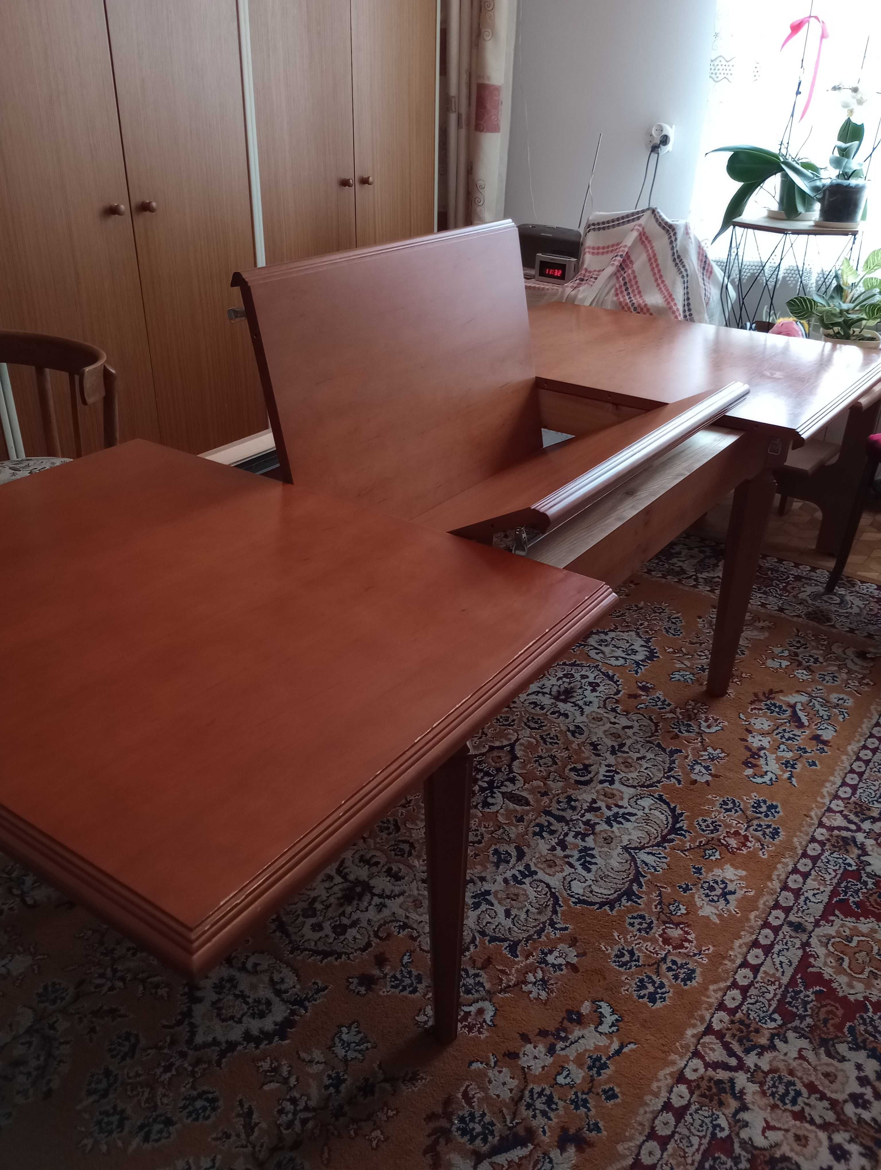 Stół 150(225)/97 Witeryt Olcha barwiona "machoń" Lakier akrylowy