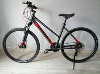 Rower crossowy Unibike Crossfire czarno-czerwony