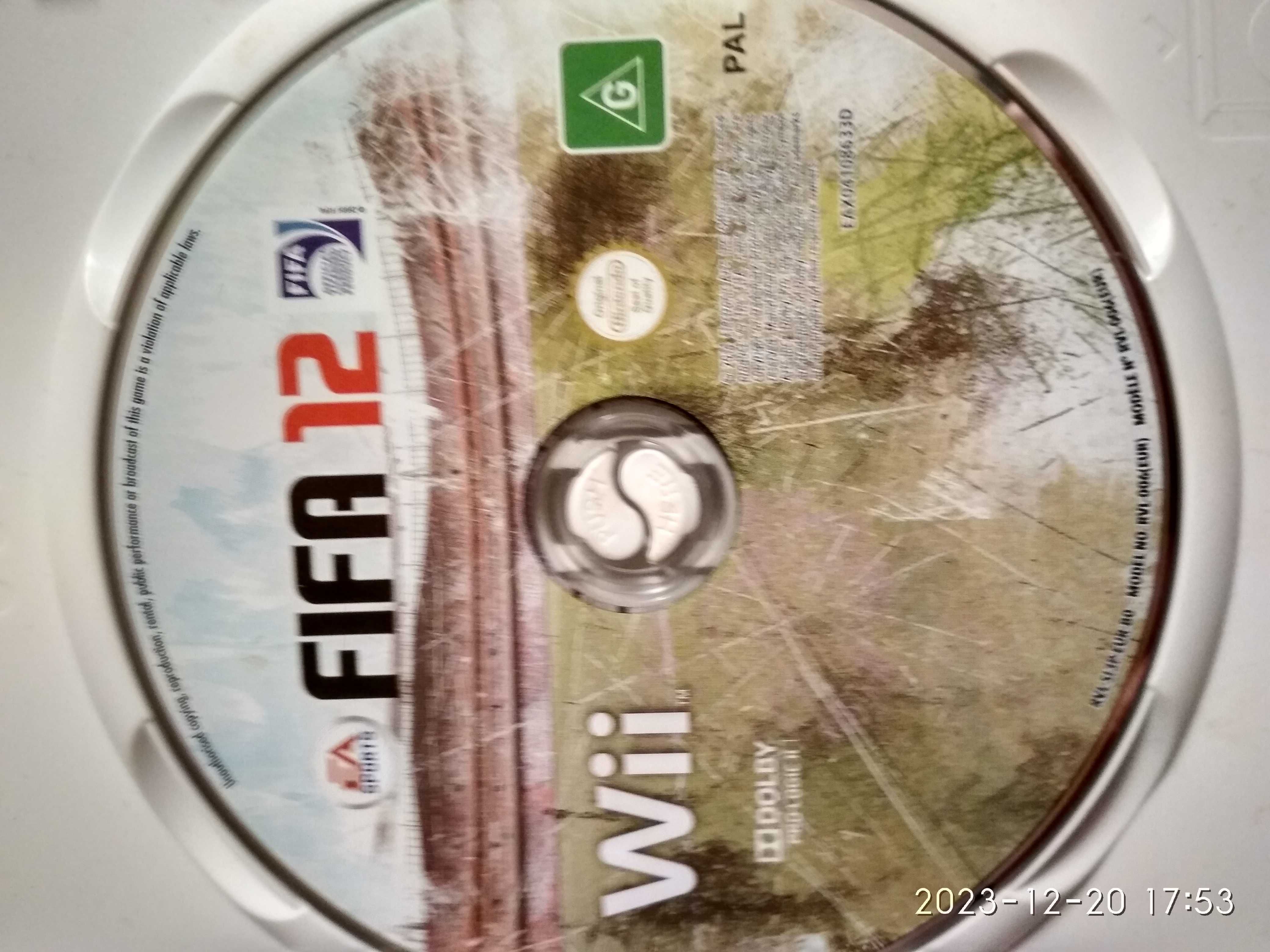 Zestaw Fifa 12 + Fifa 14 na Nintendo + Fifa 12 na PS3