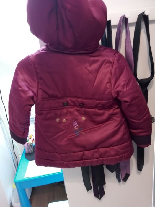 Kurtka zimowa  bordowa