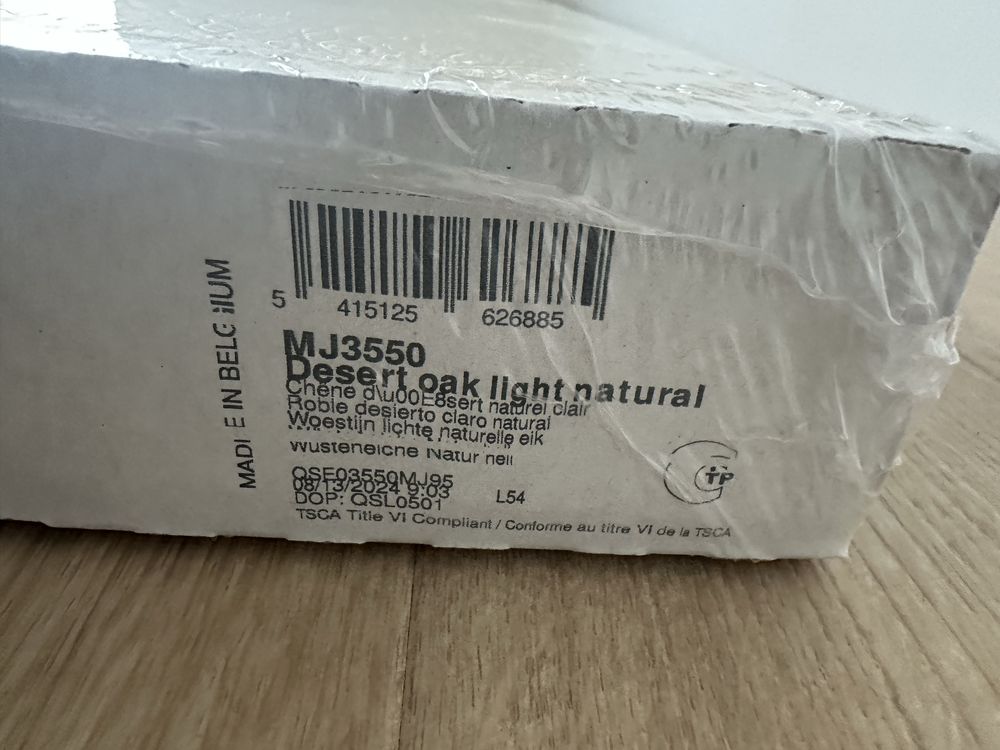 Panele Quick Step Laminate Dąb pustynny jasny naturalny MJ3550