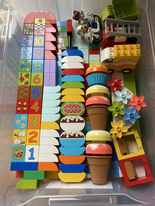 Lego Duplo usado sem instruções