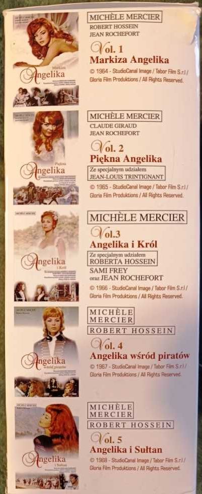 Kolekcja DVD Angelika + bonus - obniżka ceny