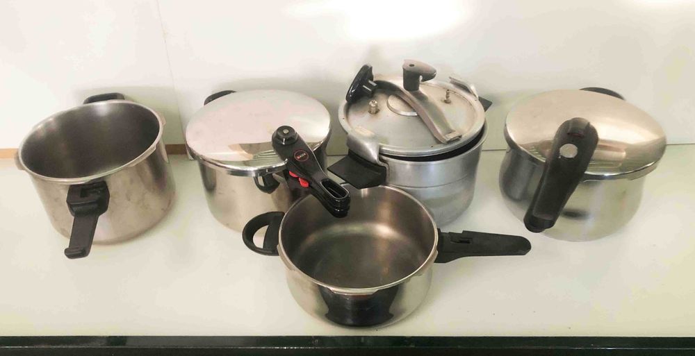 Panelas de Pressão incompletas para peças