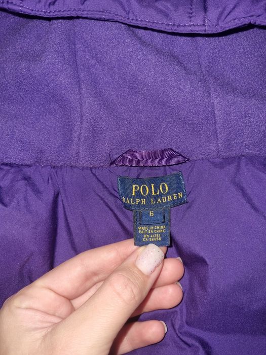 Куртка пуховик Polo Ralph Lauren 116-122 розмір 6 років