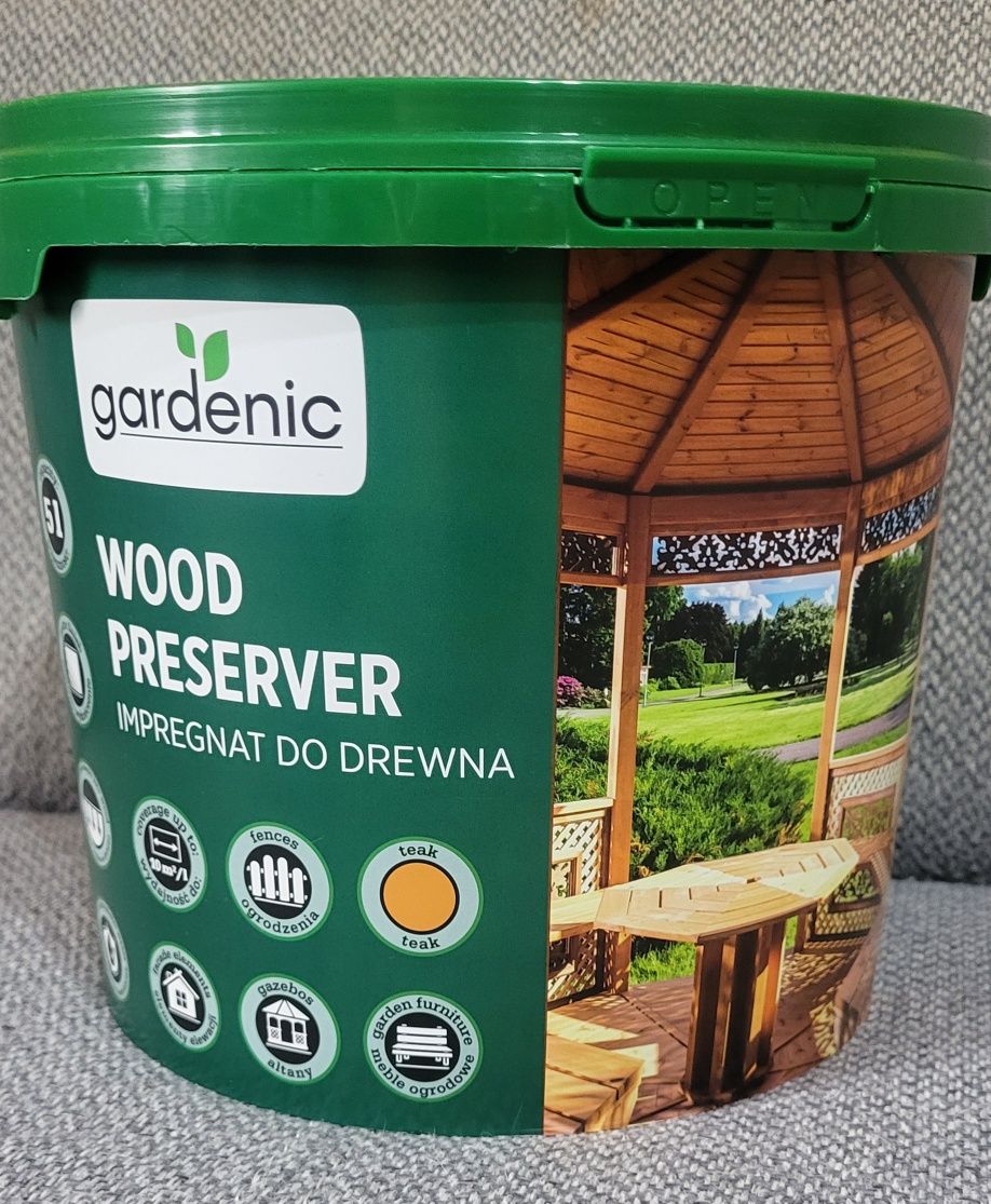 Impregnat do drewna 5L Kolor TEAK