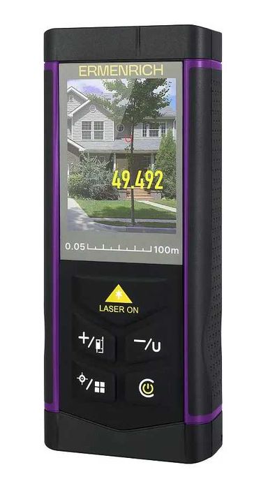Miernik laserowy Ermenrich PRO LR100, z kamerą