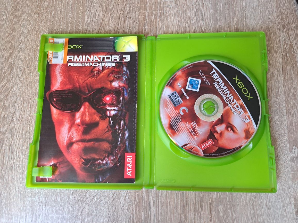 Terminator Rise of the Machines Xbox Classic Xbox 360 3xA Komplet