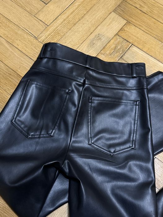 Брюки Zara з екошкіри