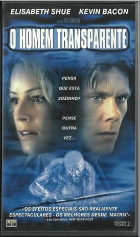 Filme VHS O Homem Transparente 2001