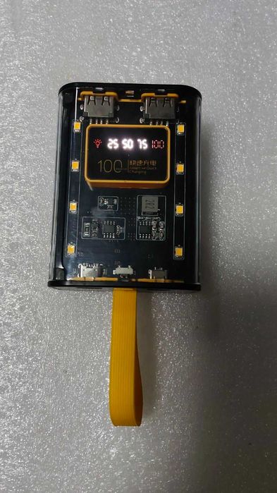 Корпус повербанка 3 х 18650 с подсветкой