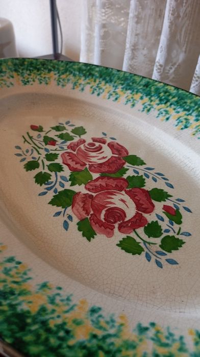 Travessa com Padrão Floral