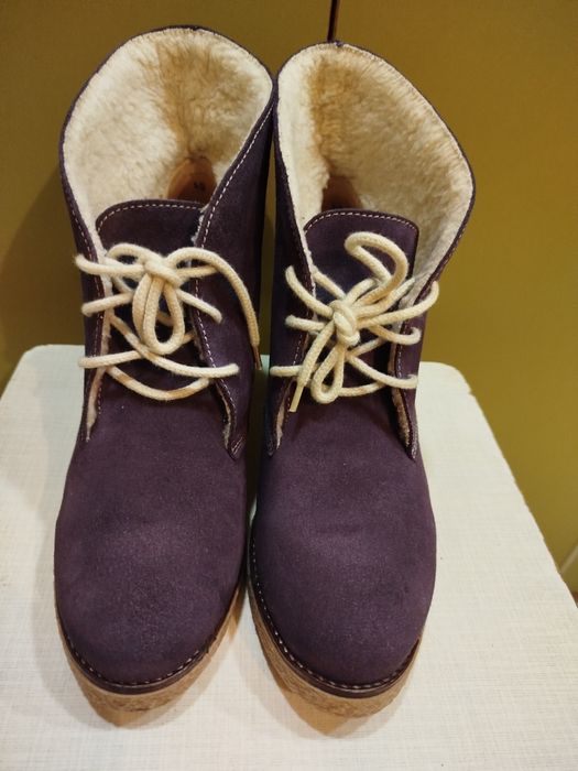 Женские теплые ботинки