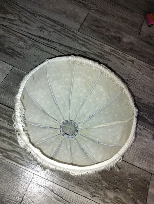 Klosz do lampki biały