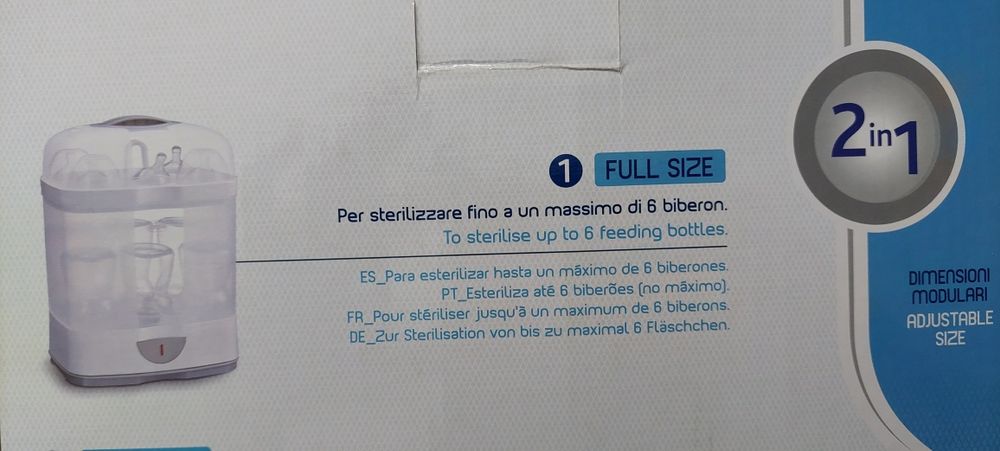 ESTERILIZADOR elétrico para biberões da Chicco