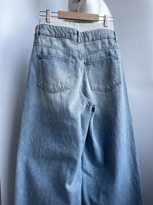 Широкі джинси baggy wide leg очень широкие джинсы prihodova