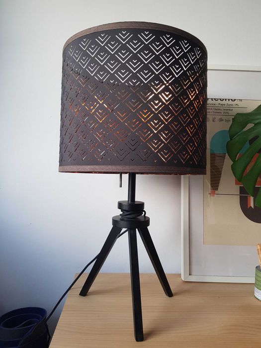 Lampa stołowa IKEA – Lauters + klosz NYMÖ – 160 zł