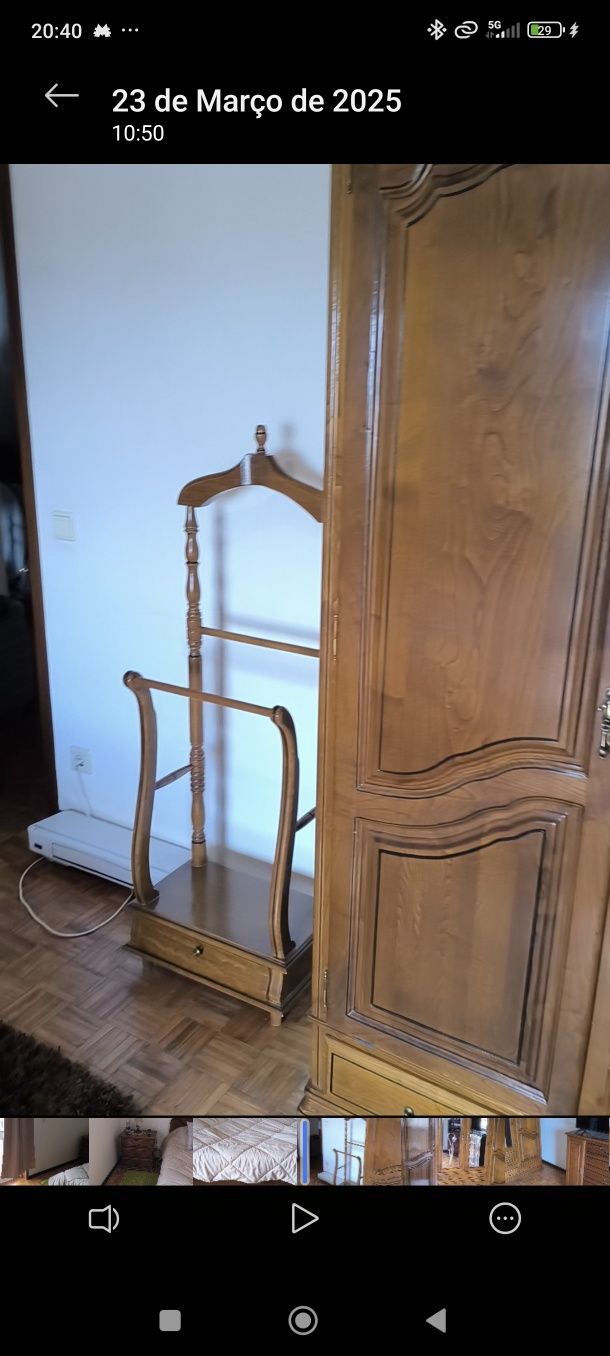 1 Quarto Completo madeira maciça como novo