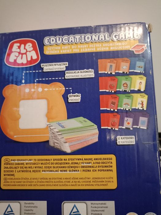 Edukacyjny tablet do angielskiego