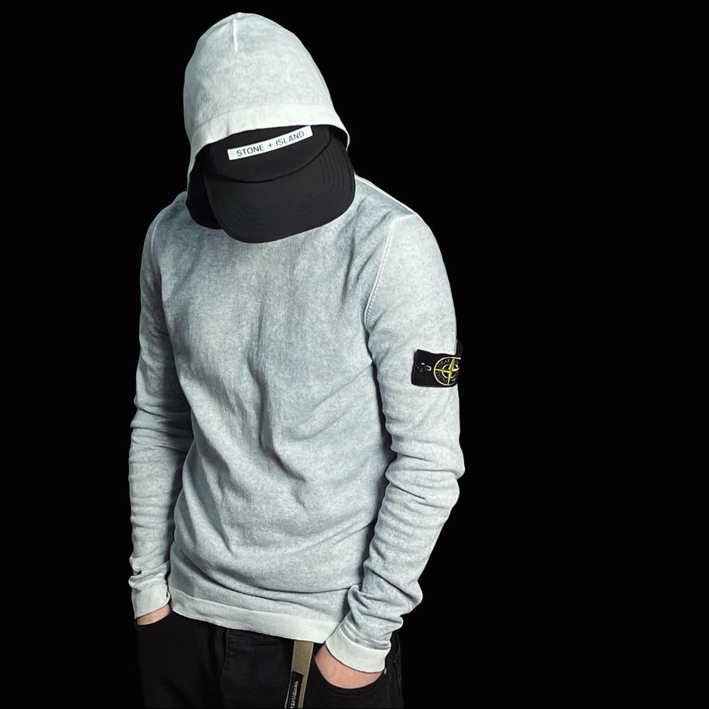 stone island hand sprayed hoodie оригинал