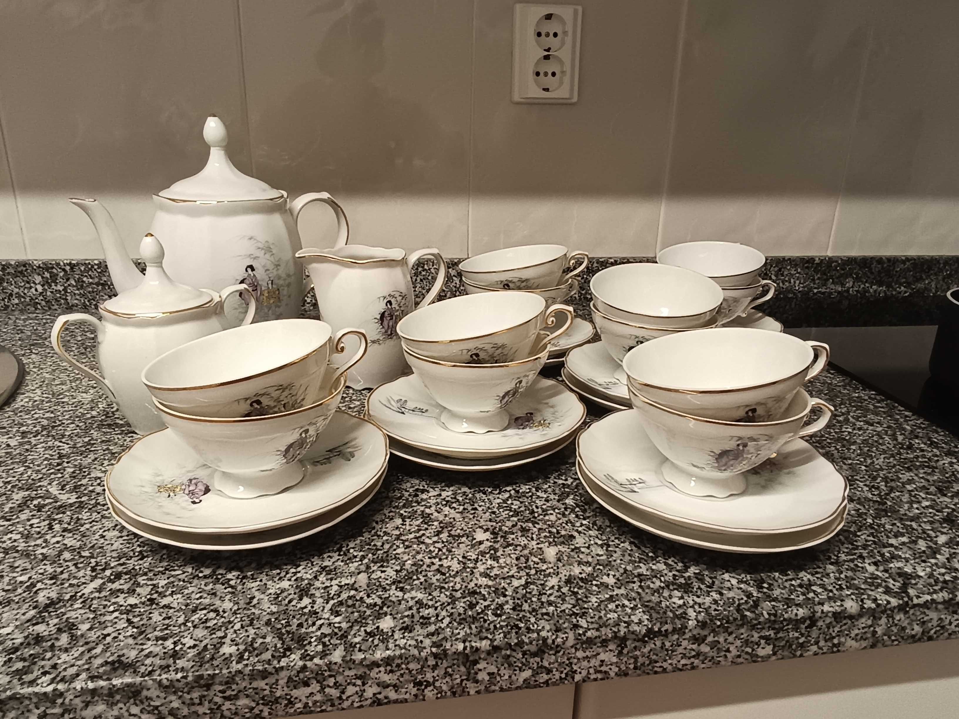 Serviço de chã oriental