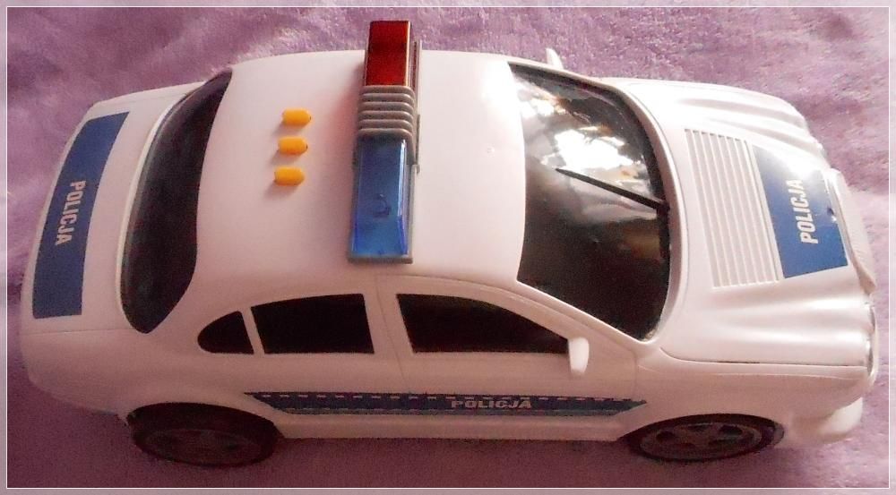 Duża policja 41 cm światło dzwięk