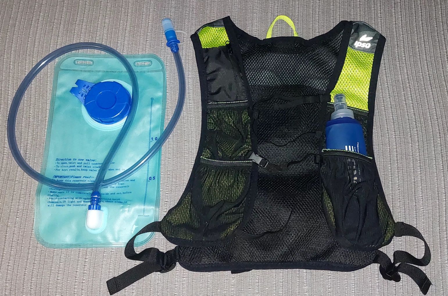 Mochila de hidratação 1,5L