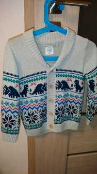 Sweter Świąteczny dla chłopca rozmiar 98